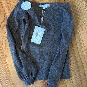 Hill House Heather Grey Women's Maude Sweater NWT
